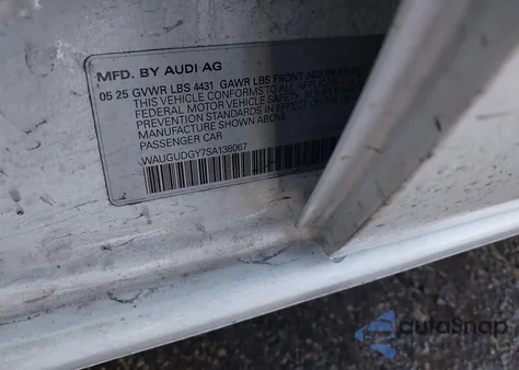 2025 Audi A3 Premium 40 Tfsi Quattro S Tronic from USA, damaged, VIN WAUGUDGY7SA138067